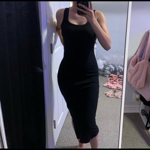 Long black dress